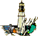 Decorative picture of lighthouse