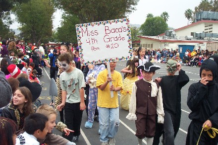 Halloween Parade at Welby Way Elementary School